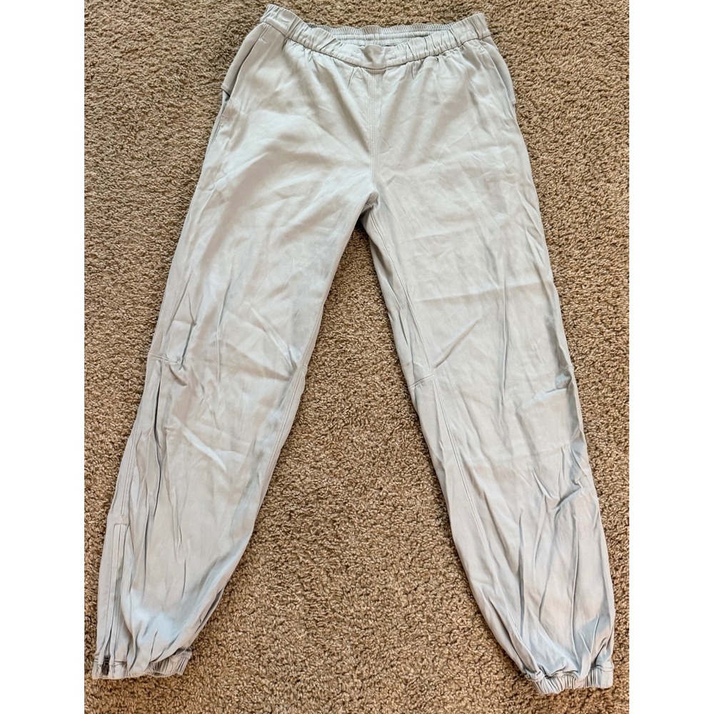 Lululemon Womens Essential Affinity Mid Rise Jogger Size 6 Zippered Ankle Cuffs